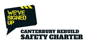 Canterbury Rebuild Safety Charter Logo